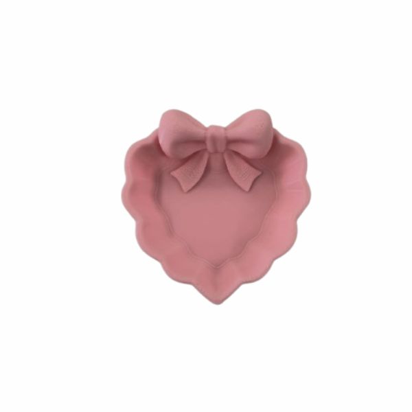 Porta Joia Coração Rosa 